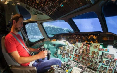 Letecký simulátor DC-9 + let v Robin DR-400