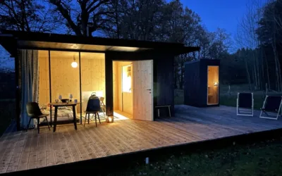 Ubytování: Tiny house s vlastní saunou