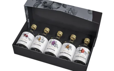 Dárkové balení luxusních ovocných pálenek: 5×0,05 l